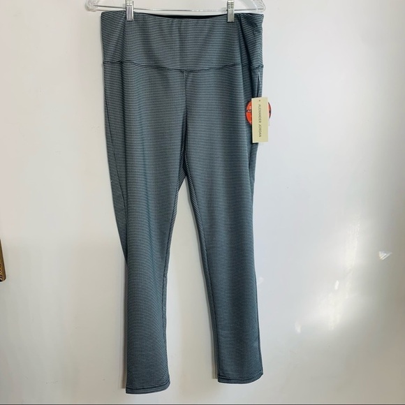 Alexander Jordan houndstooth secret slimming legging pants black & white large - Picture 1 of 7